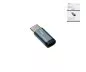 Preview: Adattatore, spina USB C a presa micro USB alluminio, grigio spazio, scatola DINIC con foro Euro
